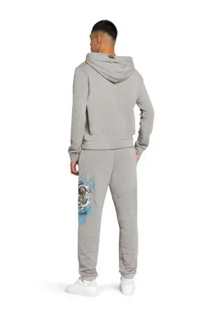 RC Monogram Lightning-Print Hoodie