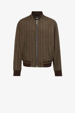 RC Monogram-Print Bomber Jacket