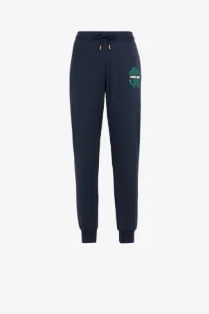 RC Monogram-Print Cotton Sweatpants