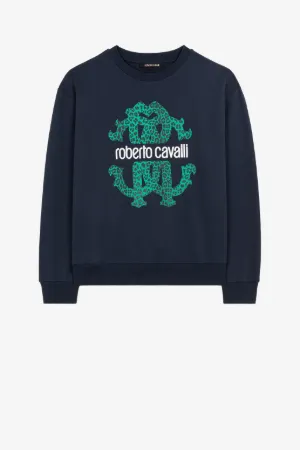 RC Monogram-Print Cotton Sweatshirt