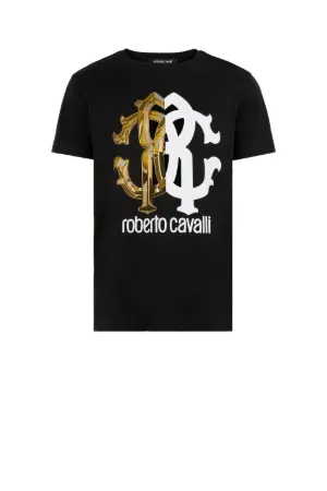 RC Monogram-Print Cotton T-Shirt