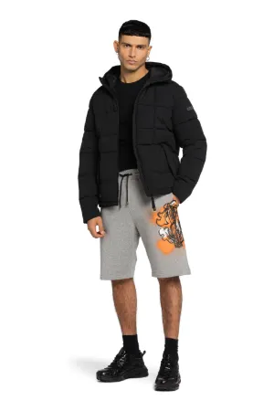 RC Monogram-Print Cotton Track Shorts
