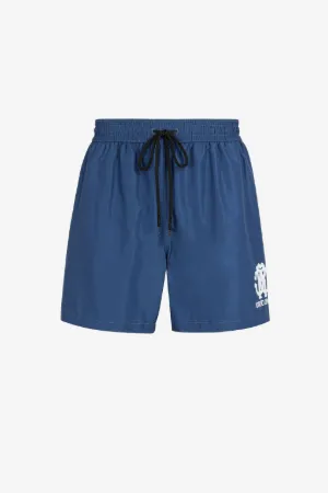 RC Monogram-Print Swim Shorts