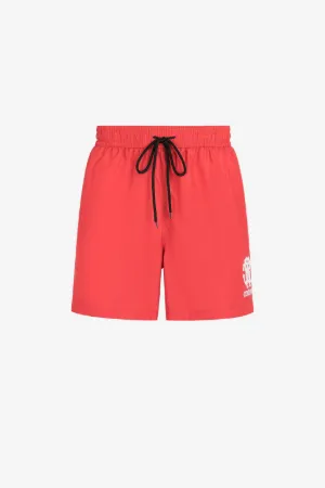 RC Monogram-Print Swim Shorts