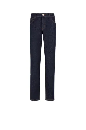 RC Monogram Slim-Leg Jeans