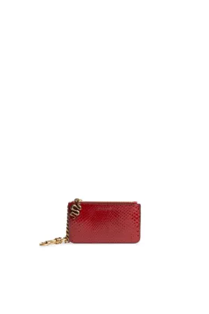 red patent purse