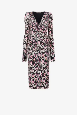 Robe à imprimé jaguar