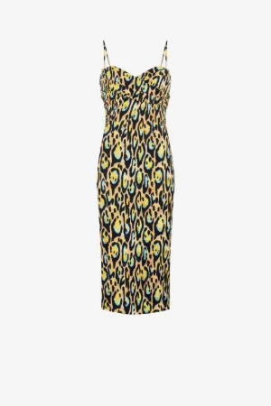Robe à imprimé jaguar