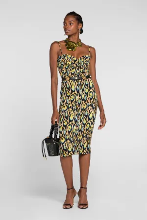 Robe à imprimé jaguar