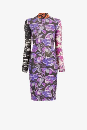 Robe à imprimé roses