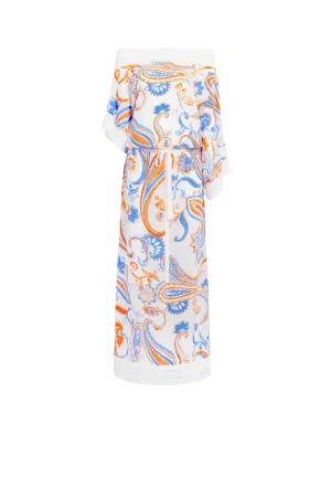 Robe longue à imprimé Lizard Bandana
