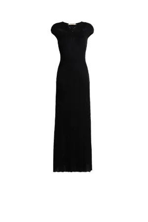 Robe longue au crochet