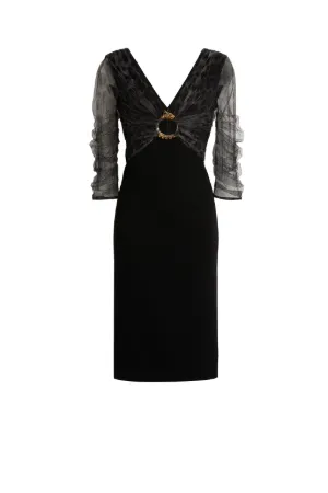 Robe motif Léopard à ornement dragon
