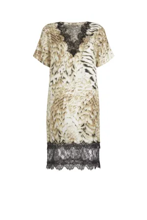 Robe T-shirt à imprimé Hawk