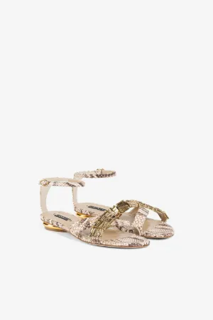 Rock Python-Print Sandals