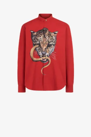 Рубашка с принтом Serpentine Jaguar
