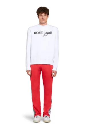 logo crew sweatshirt