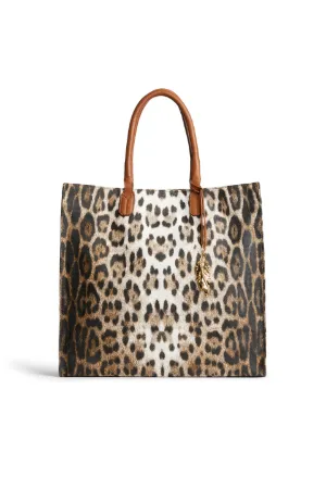 sac a main imprime leopard