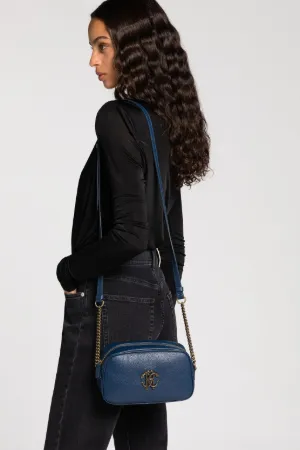 sac porté épaule à logo strassé