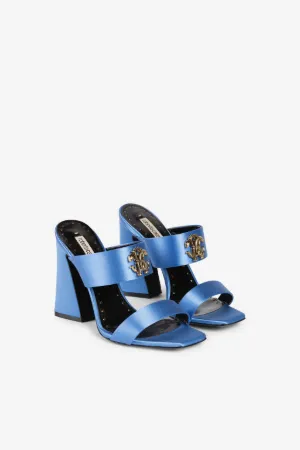 Sandalen mit Logo-Schild 120mm