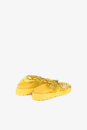 Sandales en PVC à tête de panthère
