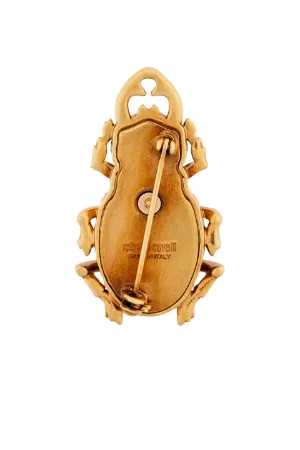scarab beetle brooch