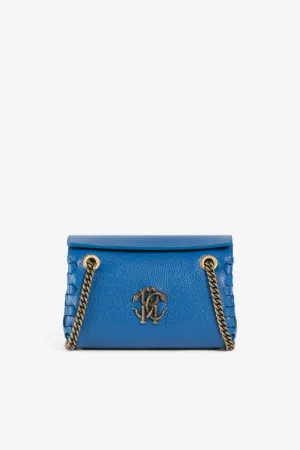 Schultertasche mit Logo-Schild
