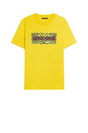 Sea Zebra-Print Logo T-Shirt