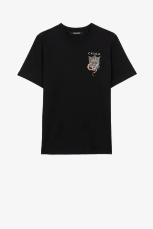 Serpentine Jaguar-Print T-Shirt