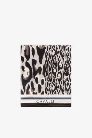 Serviette de plage à logo et imprimé jaguar