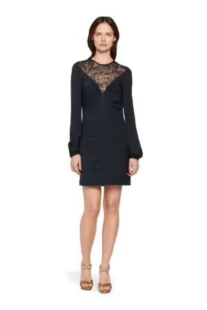 sheer embroidered dress