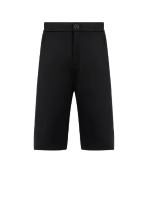 short en coton à imprimé graphique