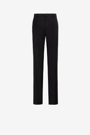 skinny tailored wool trousers