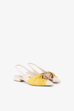 Slingback Le Pettegole con decorazione