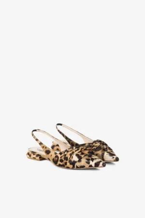 Slingback Le Pettegole con stampa Jaguar