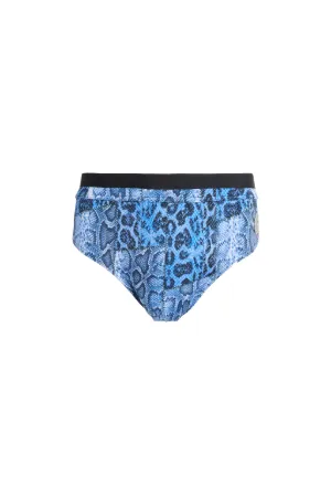 Slip da mare con stampa Python Patch