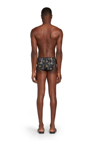 Slip de bain à imprimé Cavalli Mania