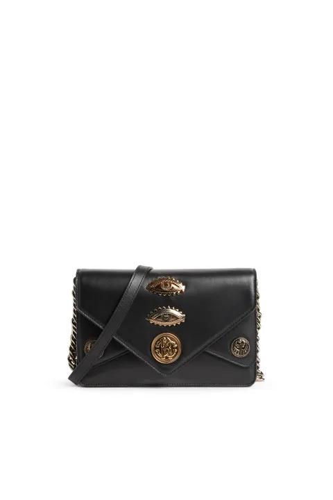 Small Shoulder Bag With Lucky Symbols Roberto Cavalli Small Shoulder Bag With Lucky Symbols