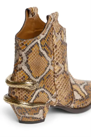 python ankle booties