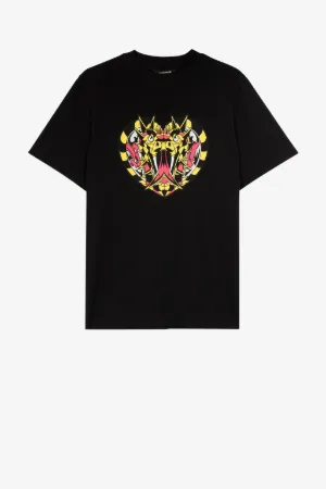 Snake-Print Cotton T-Shirt