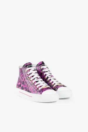 Sneakers alte con stampa Murena