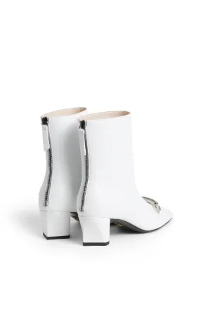 ankle boots square toe