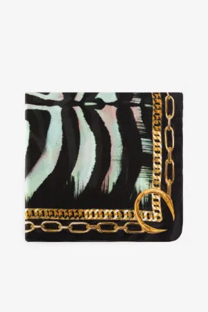 Stola in seta con stampa Zebra