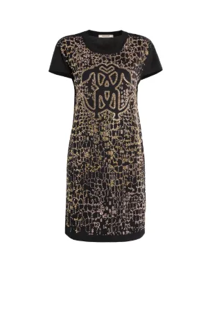 snake t shirt dress