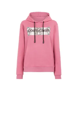 Sudadera con capucha, logo y estampado Python