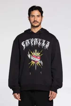 sudadera con capucha y estampado gráfico