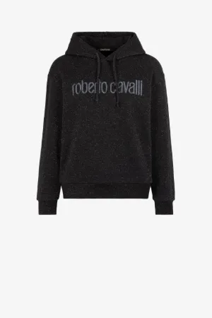 sudadera con capucha y logo bordado