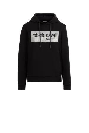 sudadera con capucha y logo estampado