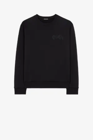 Sudadera con logotipo con cristales