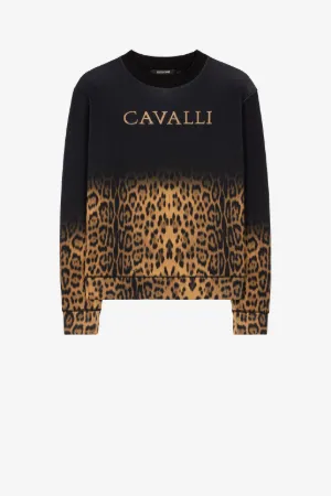 Sudadera de algodón con estampado Jaguar